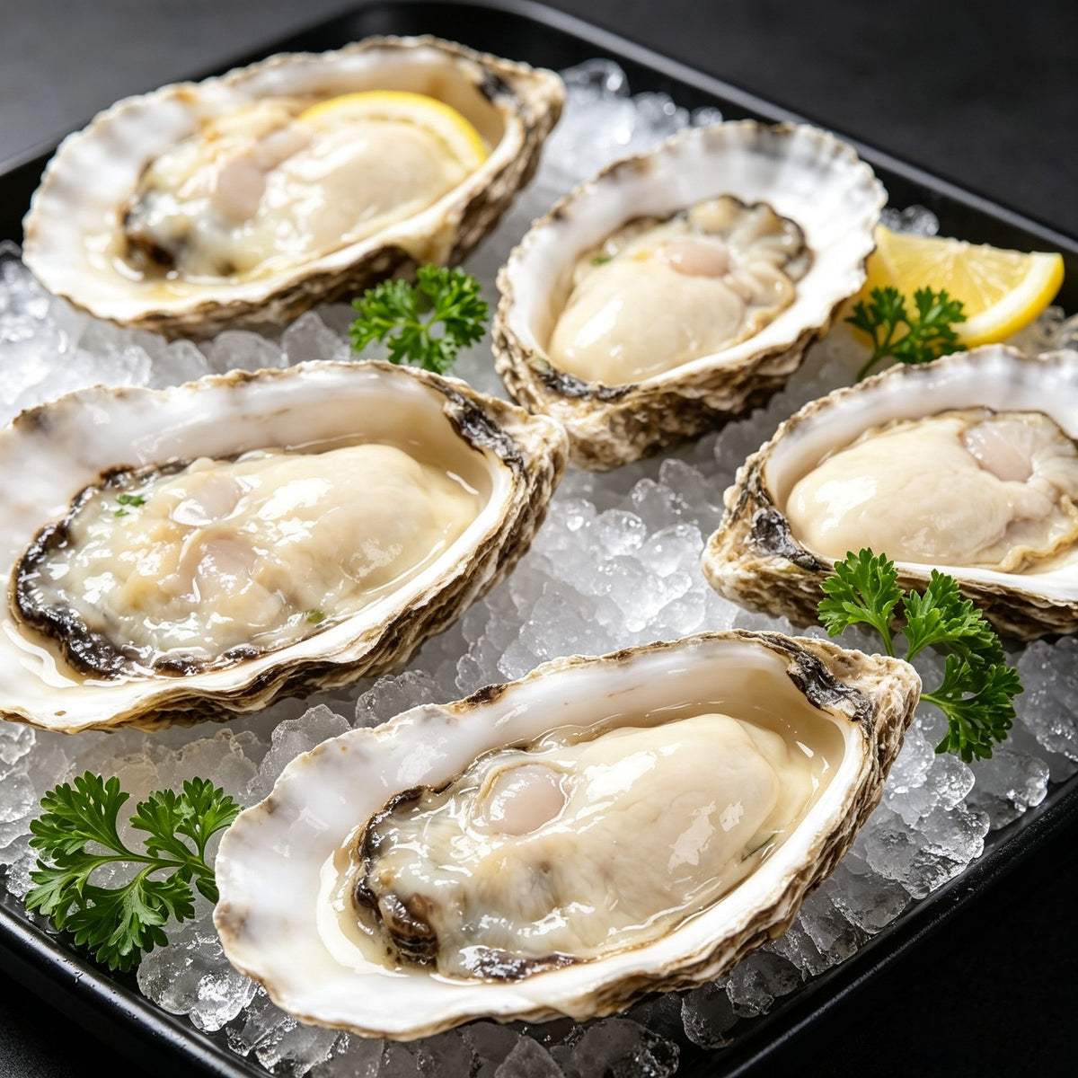 Frozen Half-Shell Oysters
